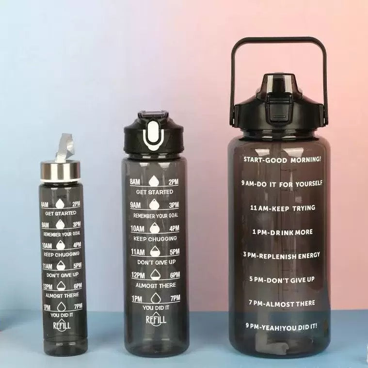 Motivational Bottle Set of 3pcs