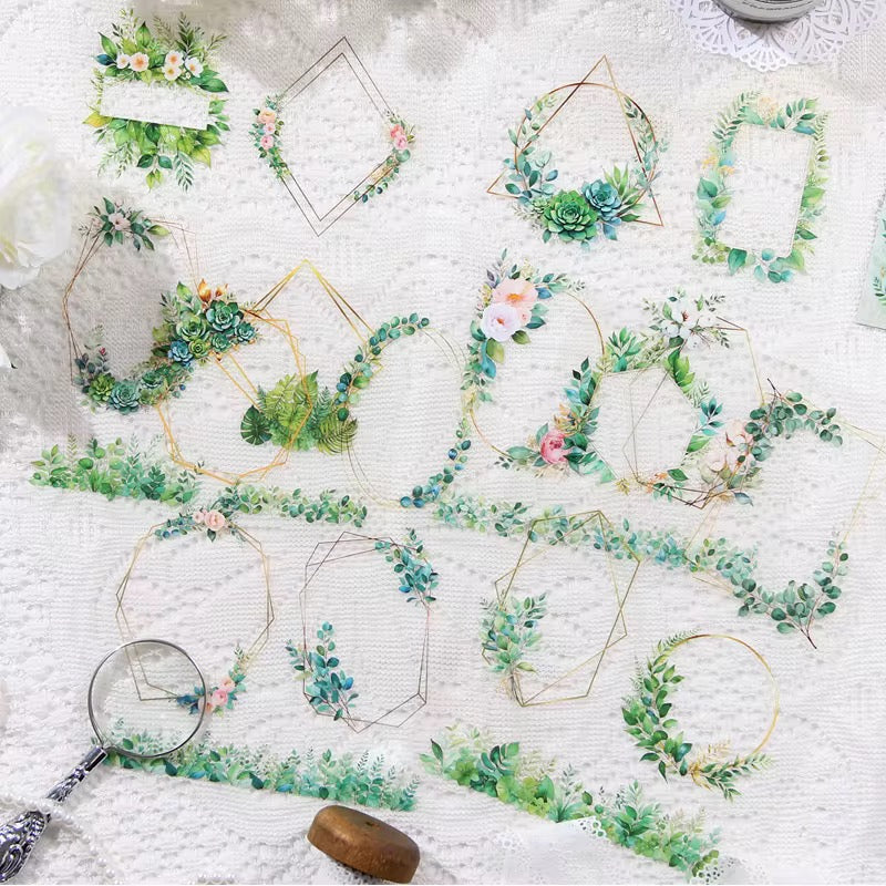 Floral Wreath Stickers