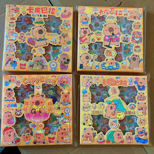 Kawaii 100 Pcs Sticker Box