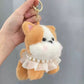 Puppy With Purl keychain