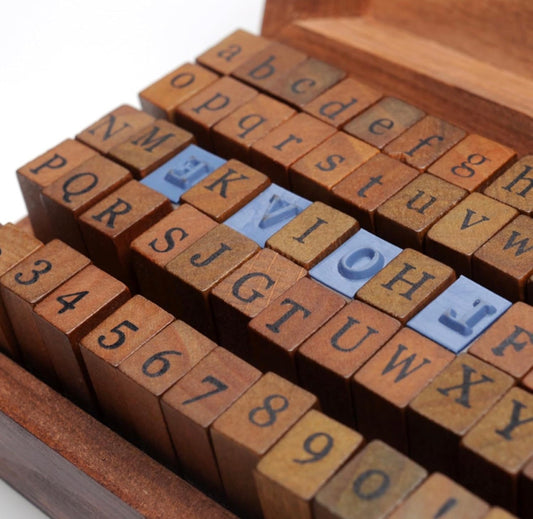 Alphabet Wooden Stamp