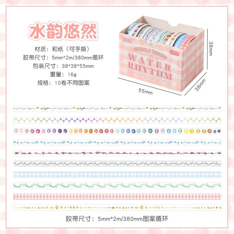 Kawaii Mini Washitape Rolls