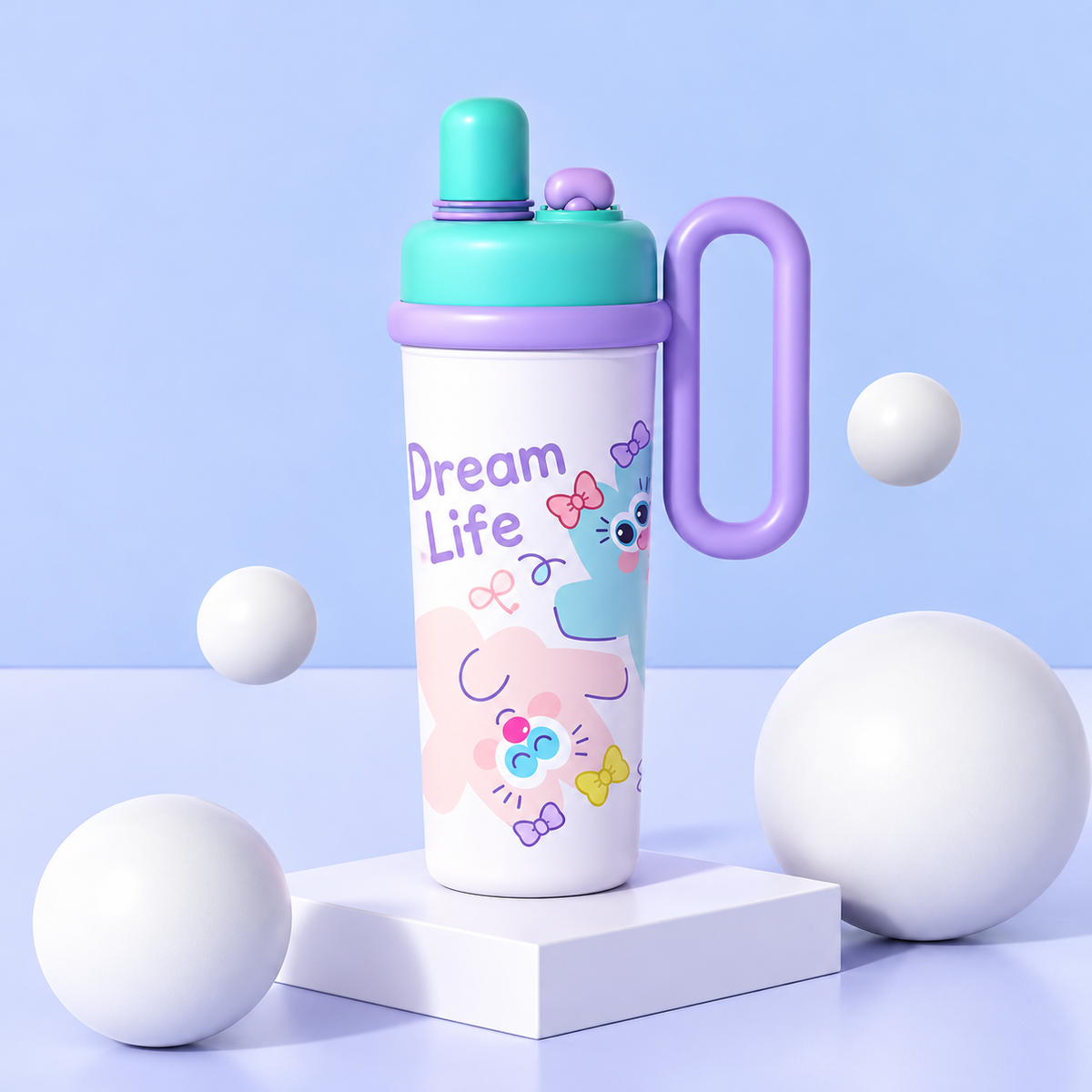 Kawaii Dual Drink Insulated Tumbler