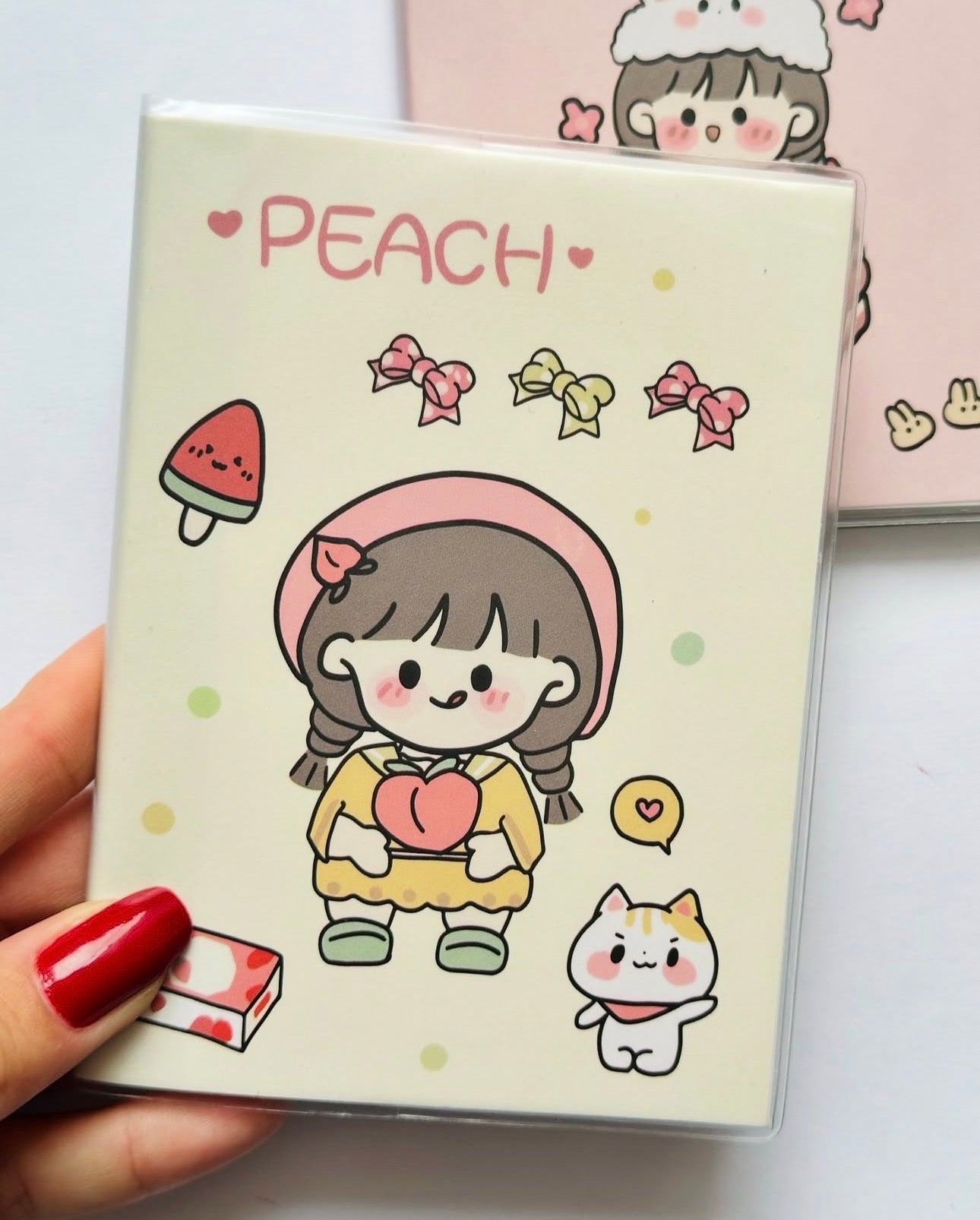 Peach Girly Notebook Set Of (5pcs)