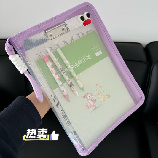 A4 Zipper Data Bag