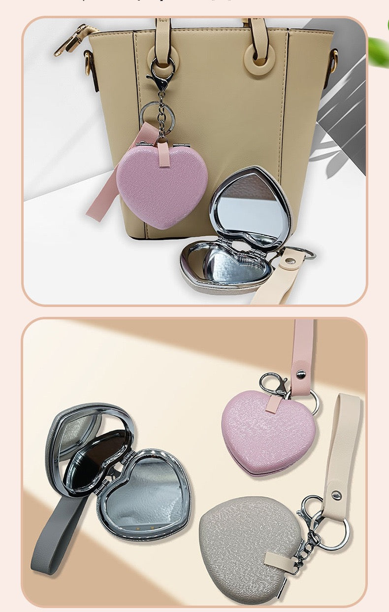 Heart Cosmetic Mirror