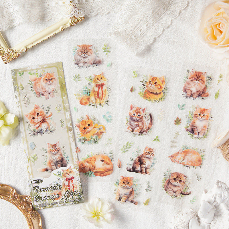 Kawaii Cat Journaling Stickers