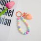 Macaron Heart Bag/Mobile Keychain