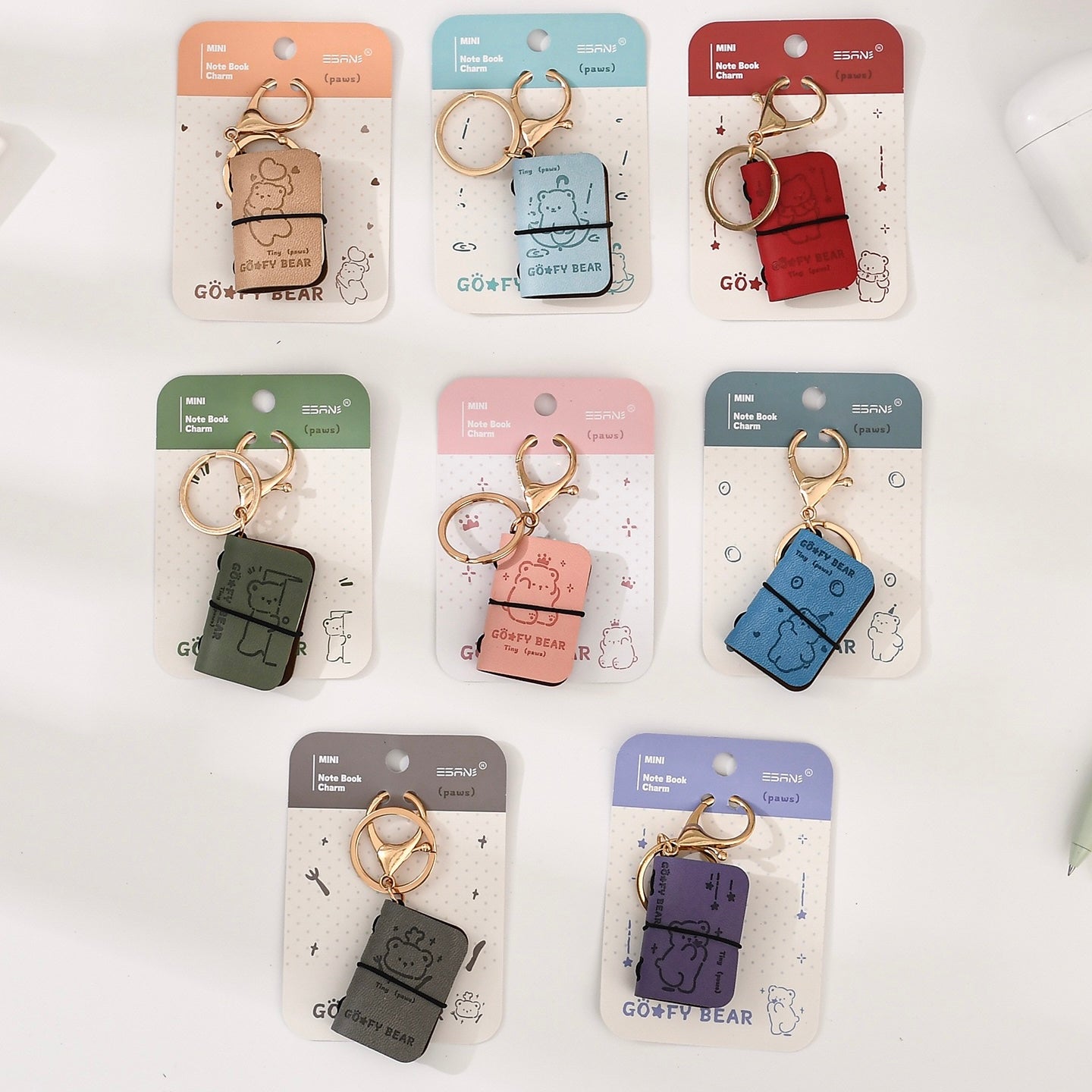 Tiny Bear Keychain Diary