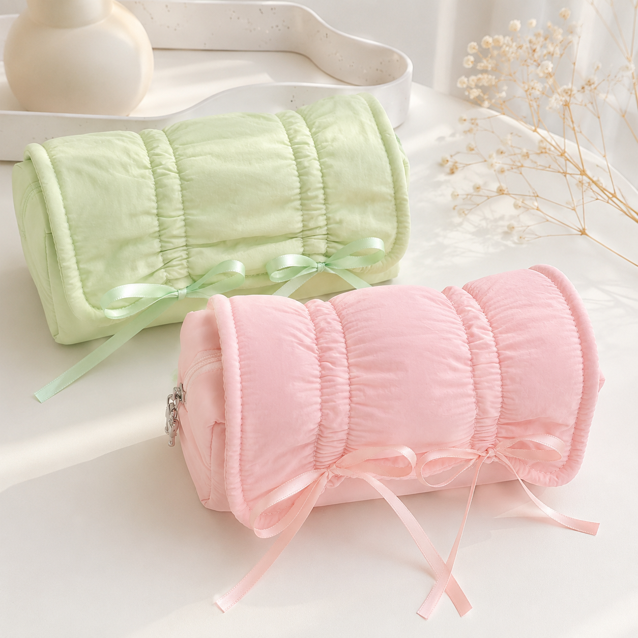 Puffy Bow Pencil Case