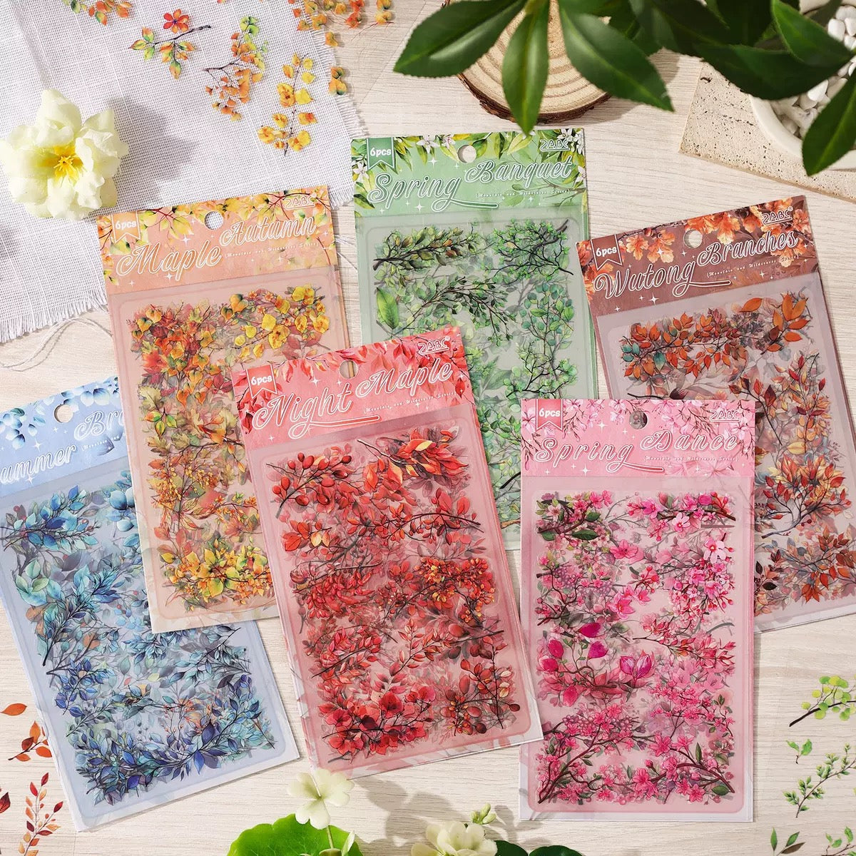 Leaf Journaling Stickers