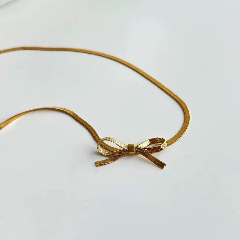 Bow Design Stainless Steel Chain