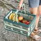 Large Capacity Crate Foldable Basket