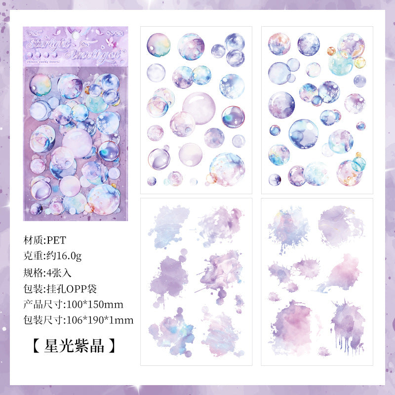 Drop Theme Journaling Stickers