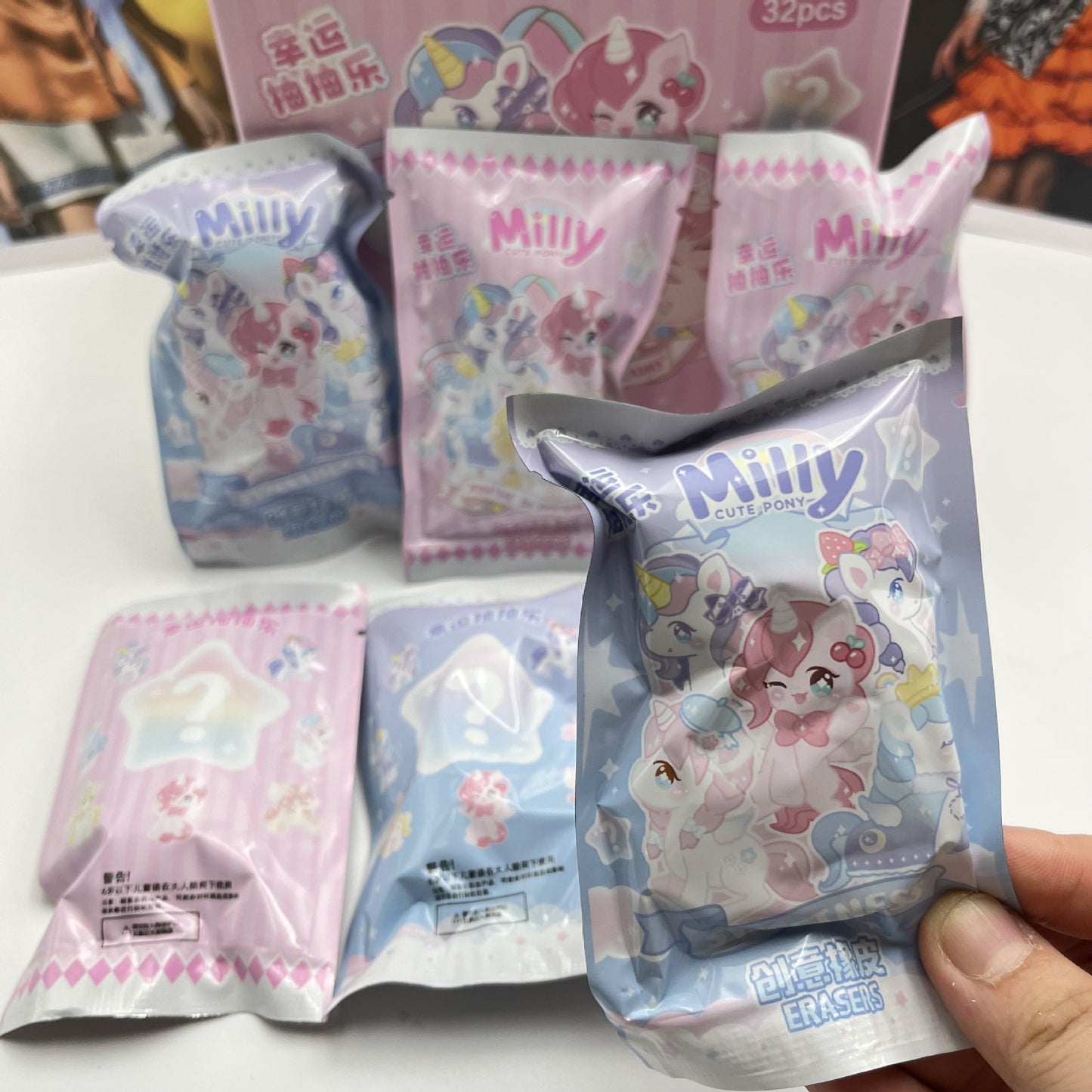 Unicorn Blind Box Eraser
