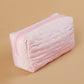 Floral Plush Cosmetic Pouch