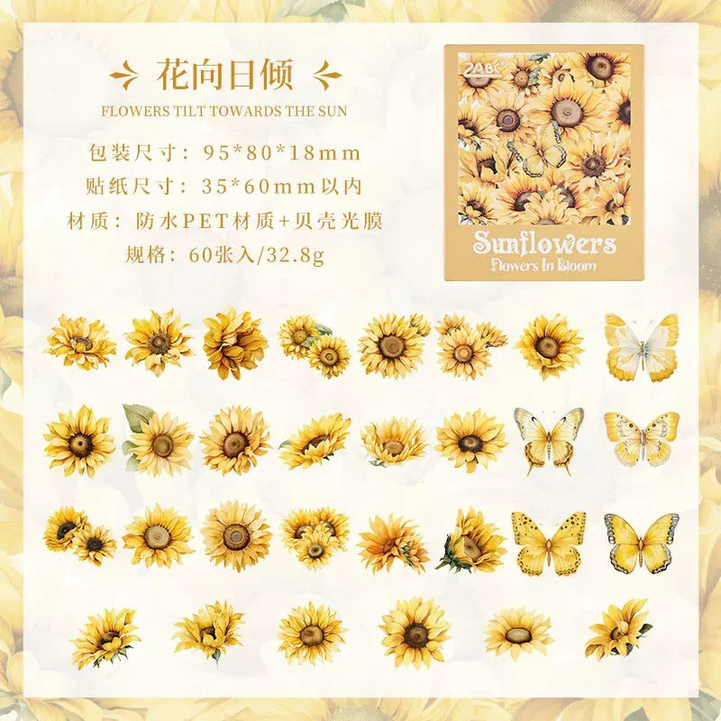 Vintage Floral Sticker Box