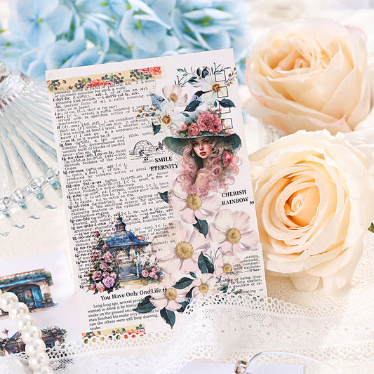 Vintage Garden Deco Sticker Book