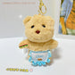 Butter Bear Plush Keychain