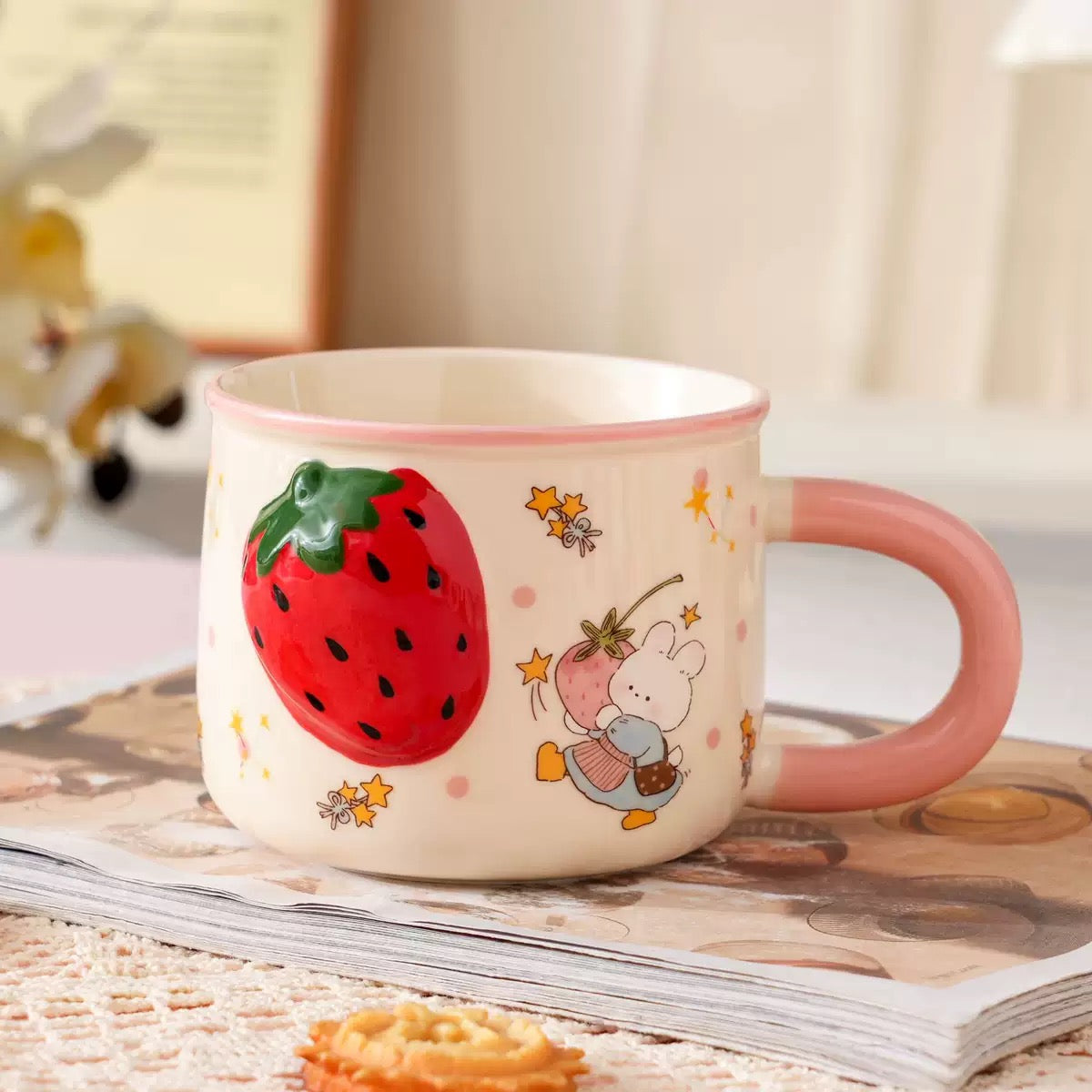 Strawberry Ceramic Mug