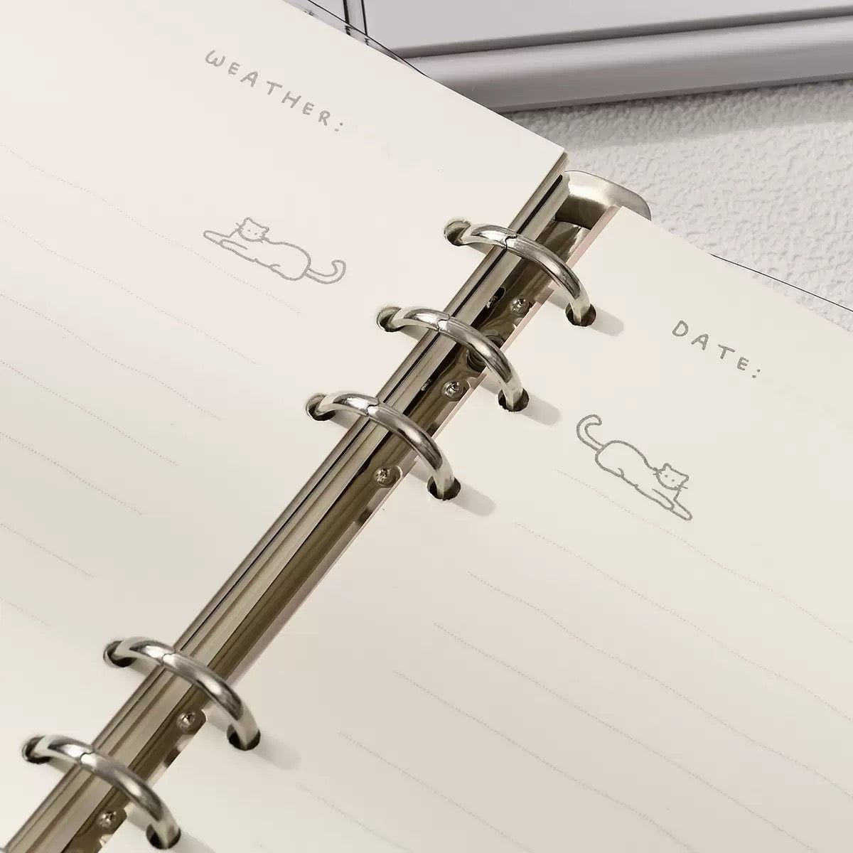 Kawaii Kitty Spiral Diary