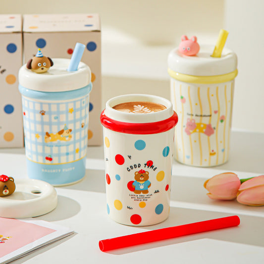 Kawaii Ceramic Tumbler