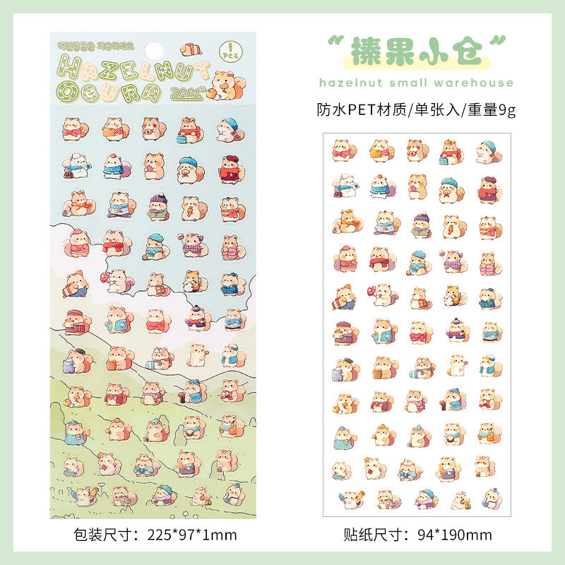 Cute Animal Deco Sticker