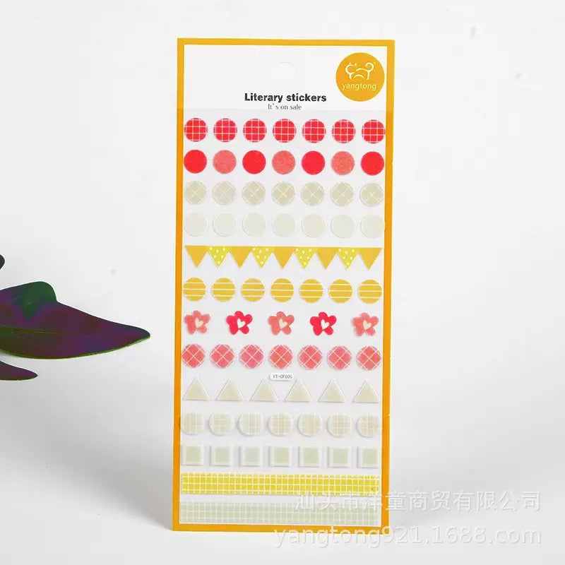 Daily Deco Shapes Sticker