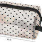 Heart Mesh Cosmetic Bag