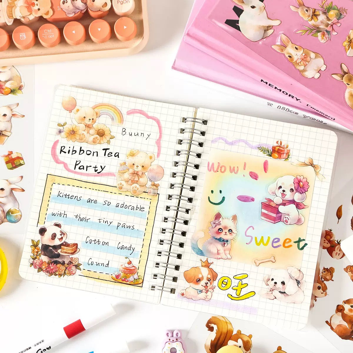 Kawaii Animal Sticker Pack
