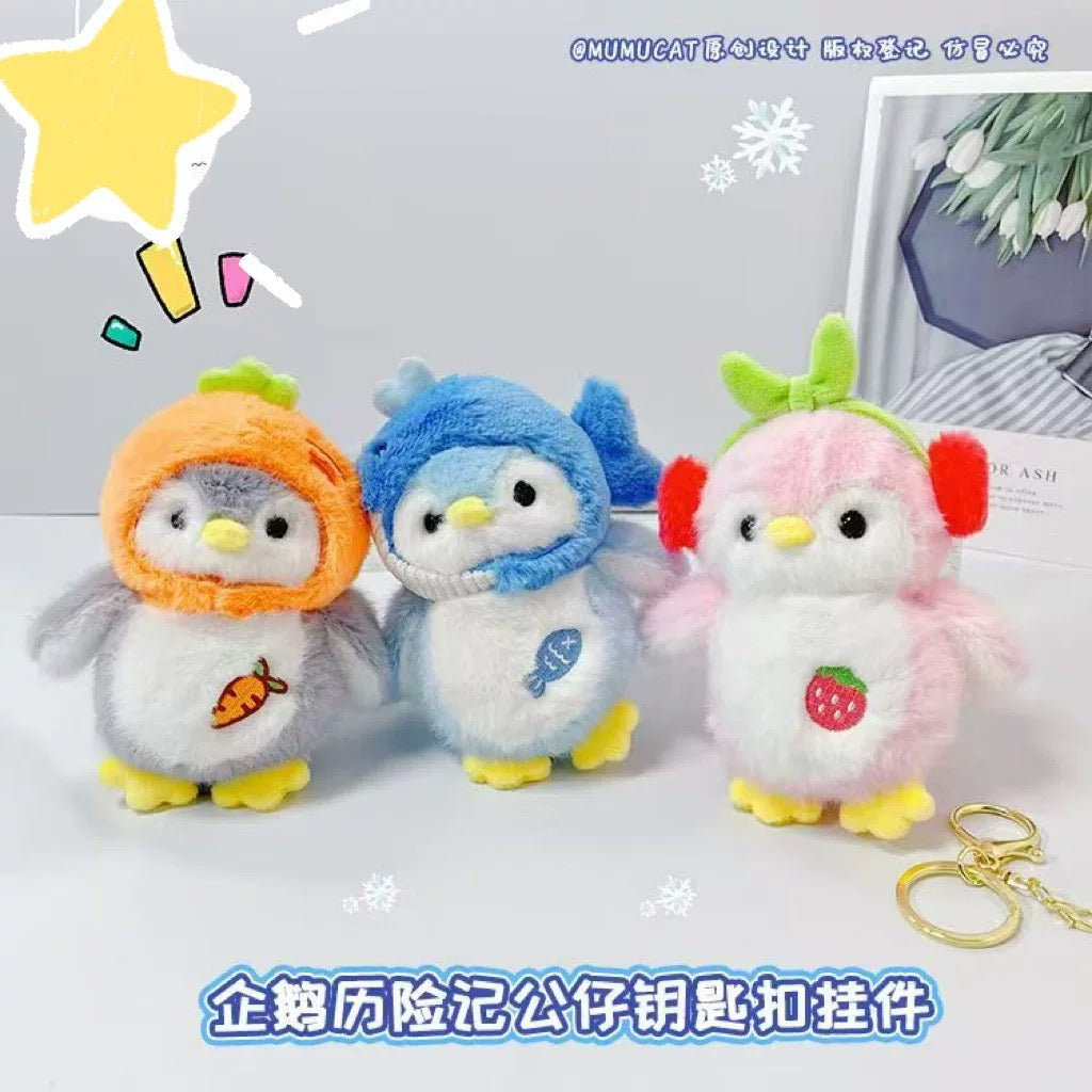 Penguin Plush Keychains