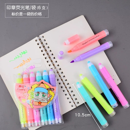 Dual Tip Pencil Shape Highlighter