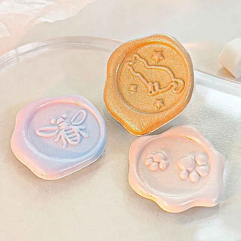 Pastel Wax Seal Stickers