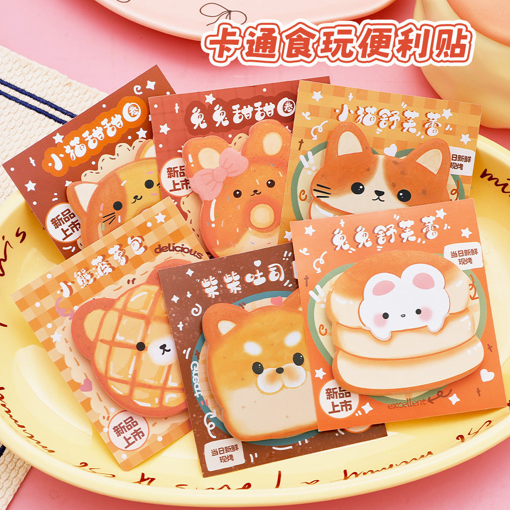 Kitty Bread Mini Sticky Note