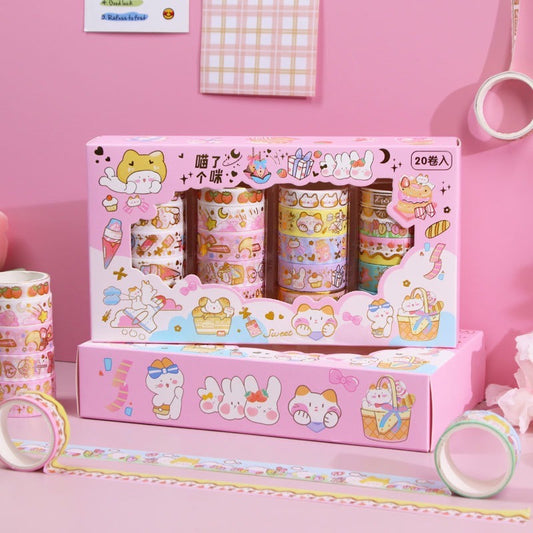 Kawaii Foiled Washitape Box