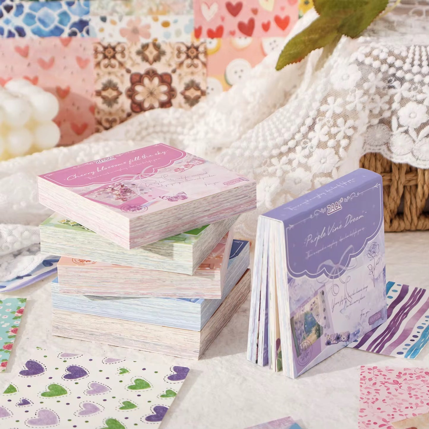 Twilight Cloud Mini Scrap Paper Book