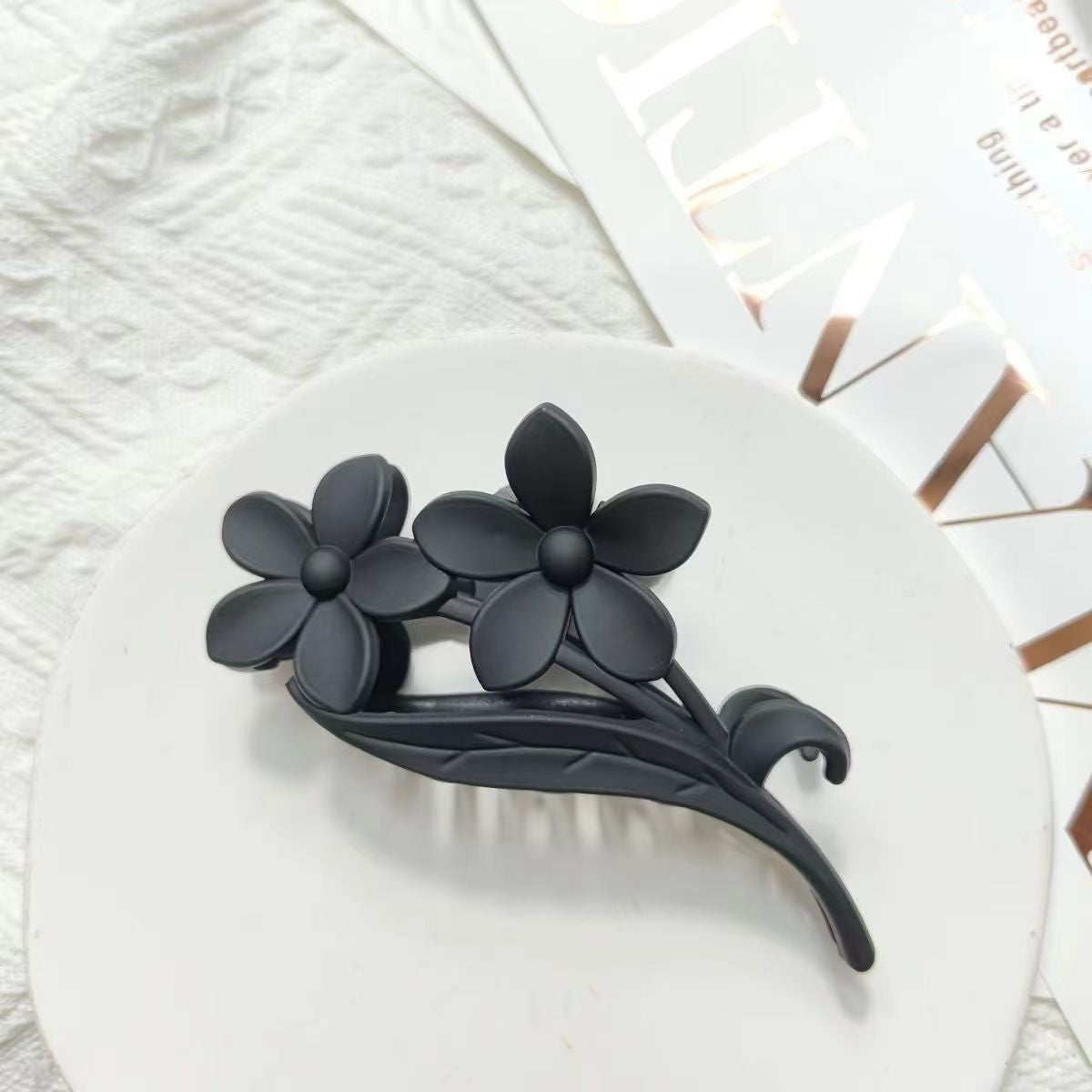 Floral Claw Clips