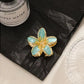 Metal Floral Claw Clip
