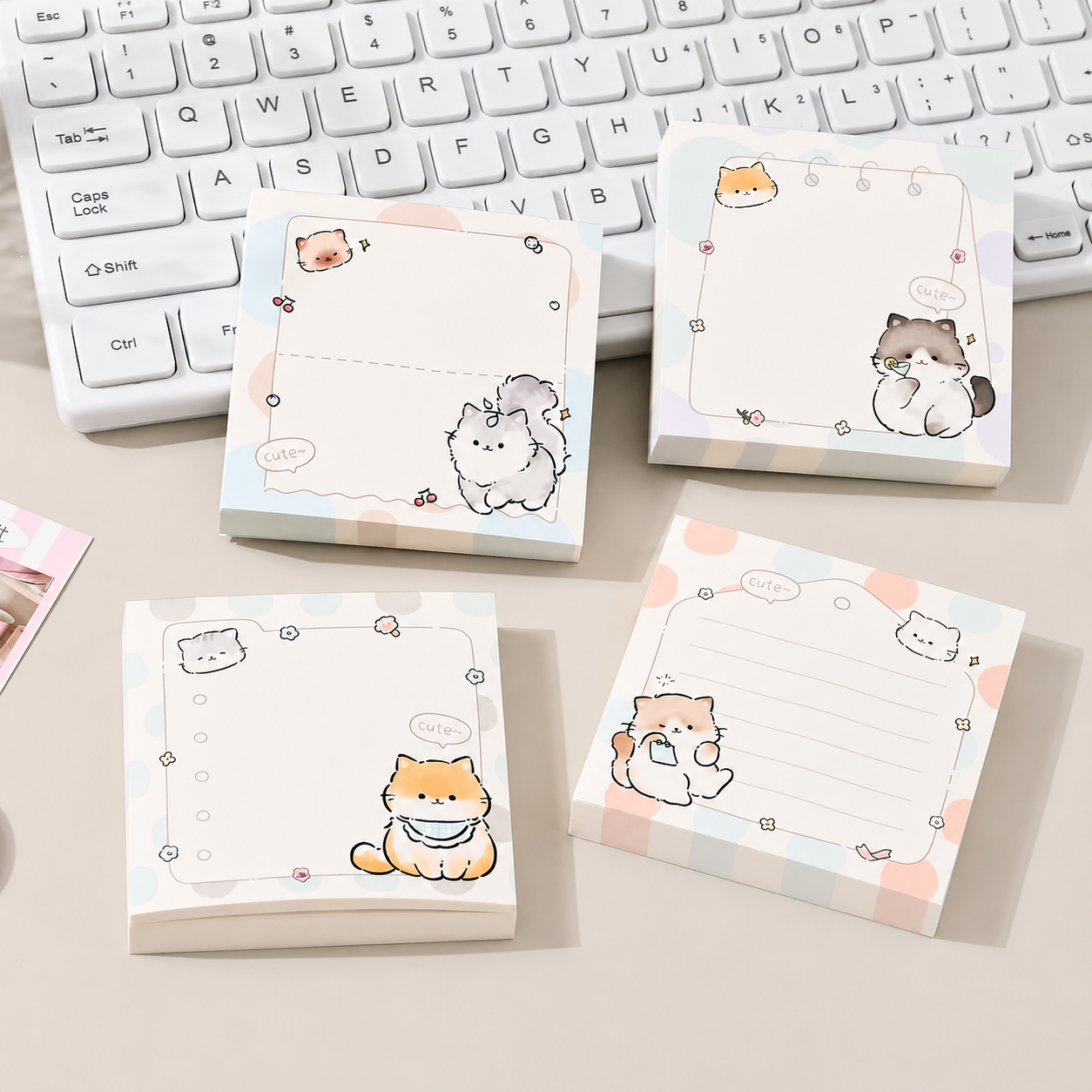 Happy Kitty Sticky Note