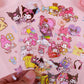 Sanrio and Capybara Sticker Bag