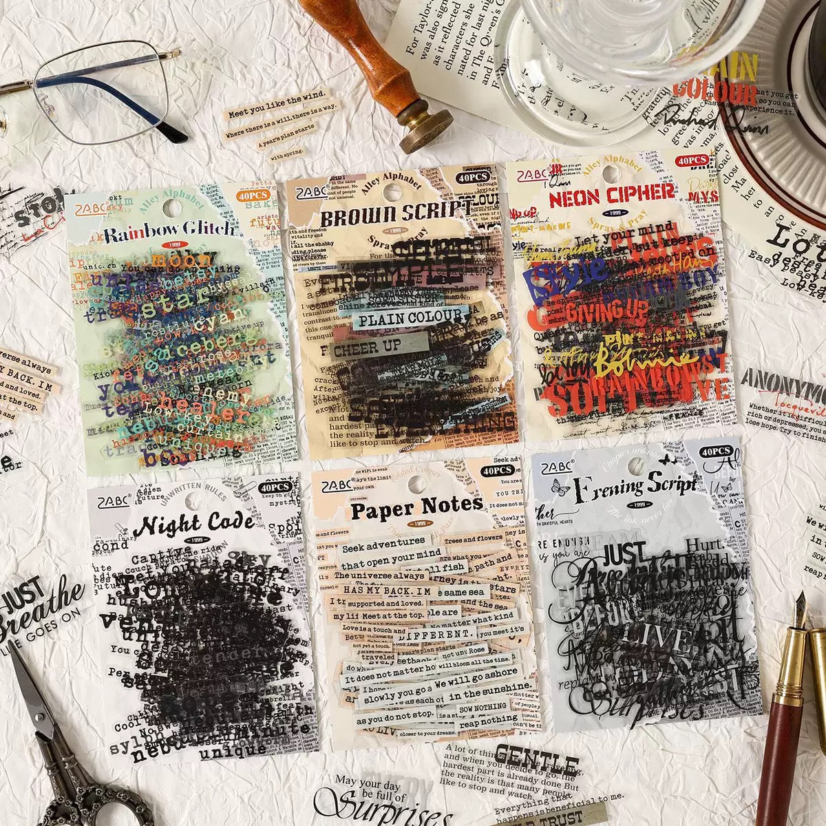 Paper Poetry Stickers