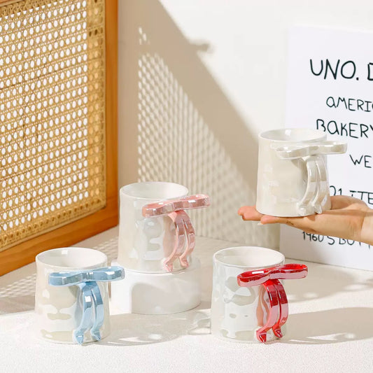 Kawaii Bow Ceramic Mug