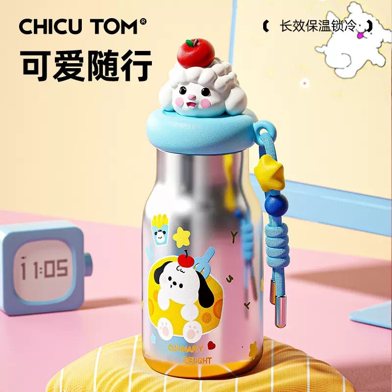 Kawaii Apple Paws Tumbler