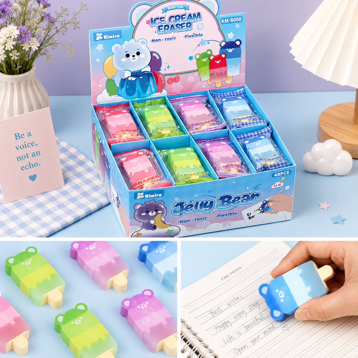 Jelly Bear Ice Cream Eraser