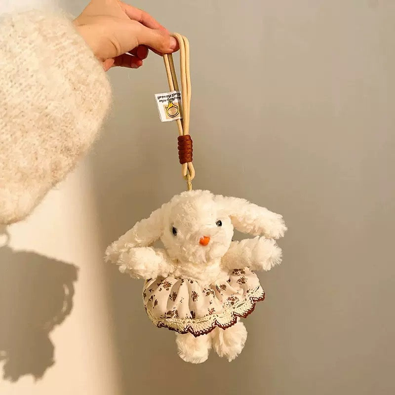 Kawaii Bunny Plush Keychain