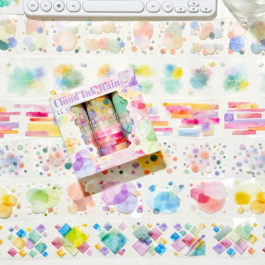 Water Color Theme Pet Washitape Set