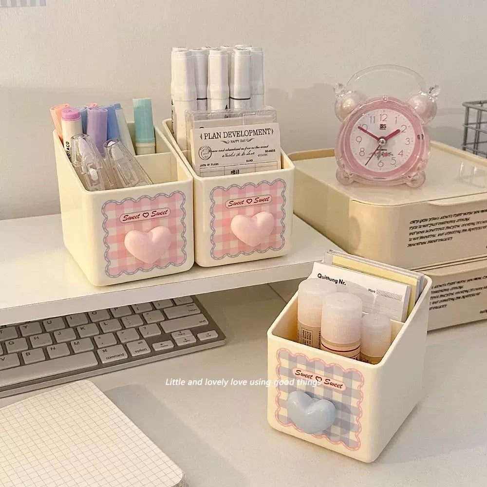 Gingham Pen Holder
