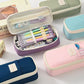 Premium Large Capacity Canvas Pencil Pouch