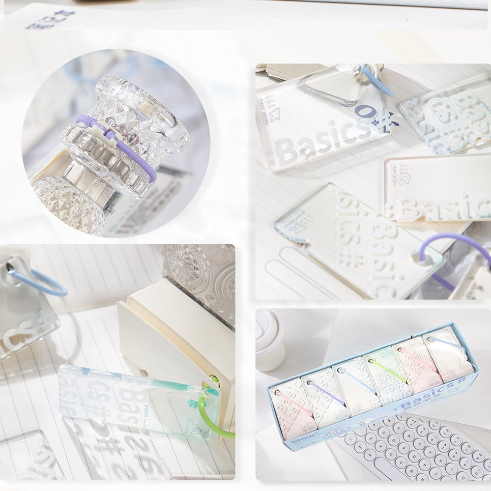 Mini Acrylic String Notebook