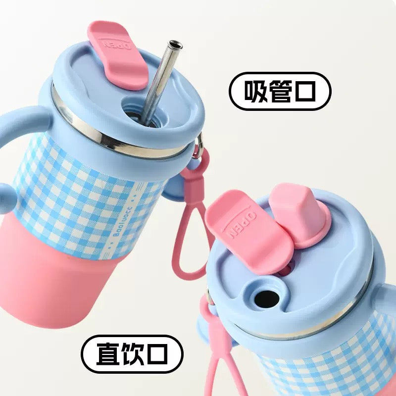 Gingham Mini Tumbler